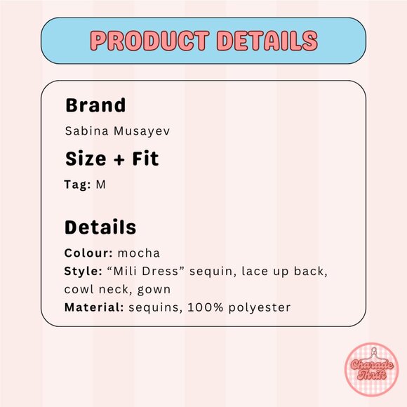 Sabina Musayev "Mili"Dress - Picture 5 of 5